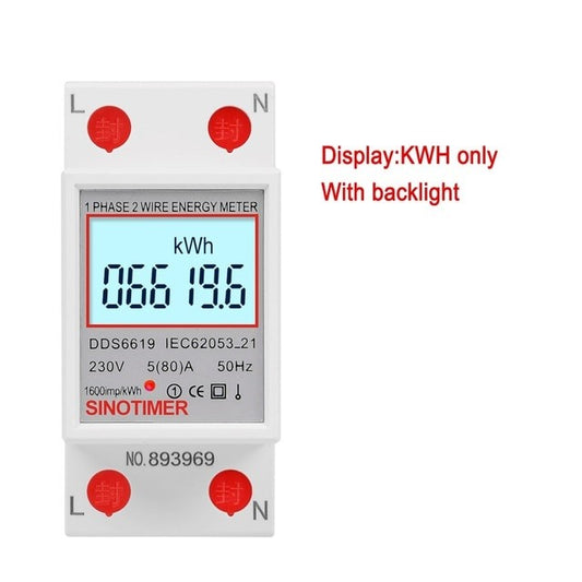 DDS6619-006 Single  Phase Two Wire Wattmeter