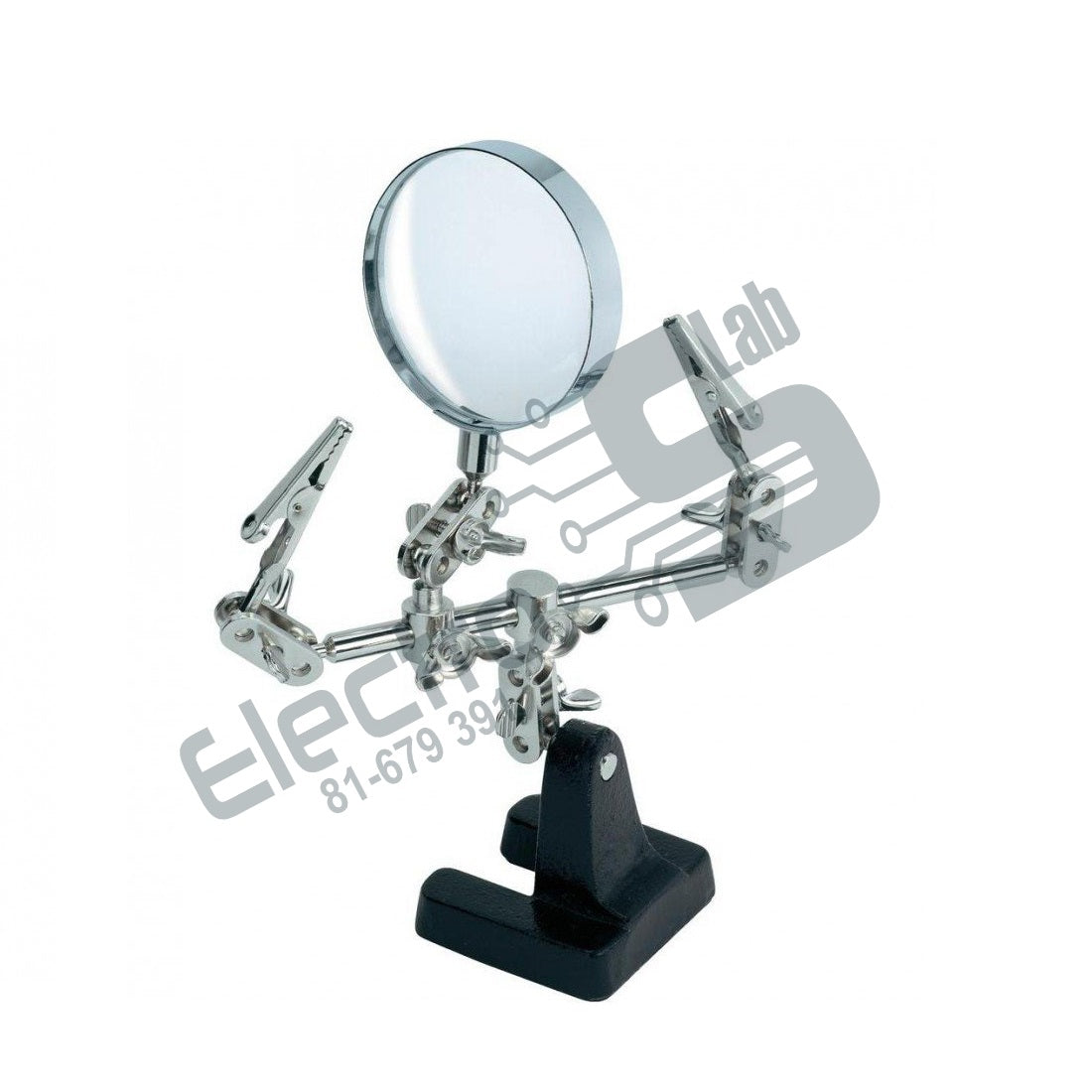 PCB Holder with Magnifier Glass