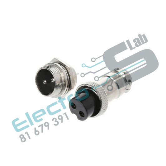 1pcs - GX16 Male & Female Socket Plug  Wire Panel Connector