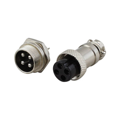 1pcs - GX16 Male & Female Socket Plug  Wire Panel Connector