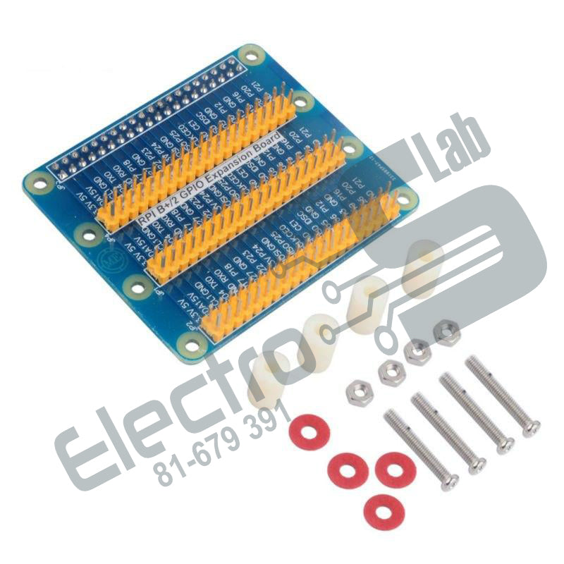 Raspberry Pi B/B+ Expansion GPIO – Electroslab