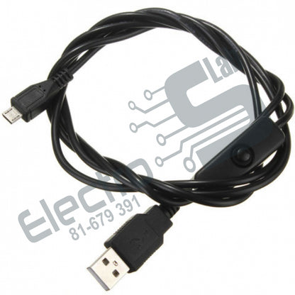 Micro USB Power Switch Cable