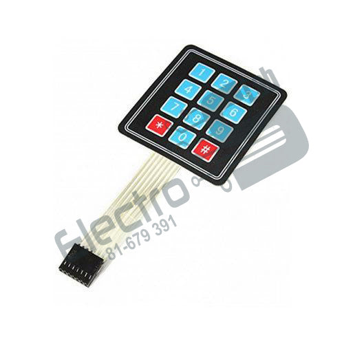 4*3 Membrane Switch Matrix Keypad