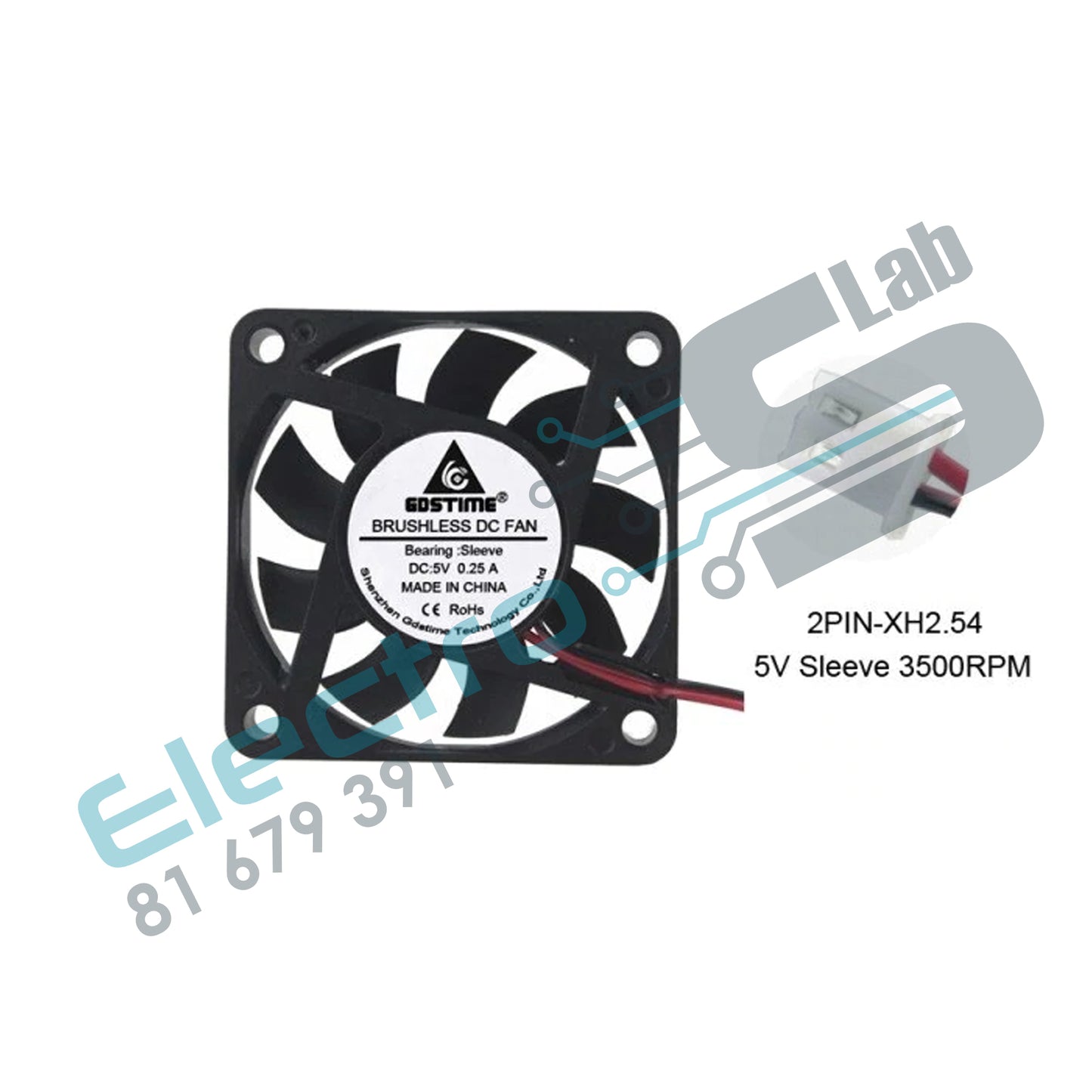 5v 3500 RPM DC Cooling  Fan