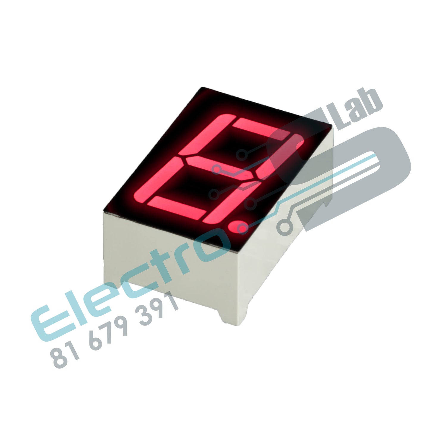 0.56 inch Red 1 Digit 7 Segment LED Display  CA