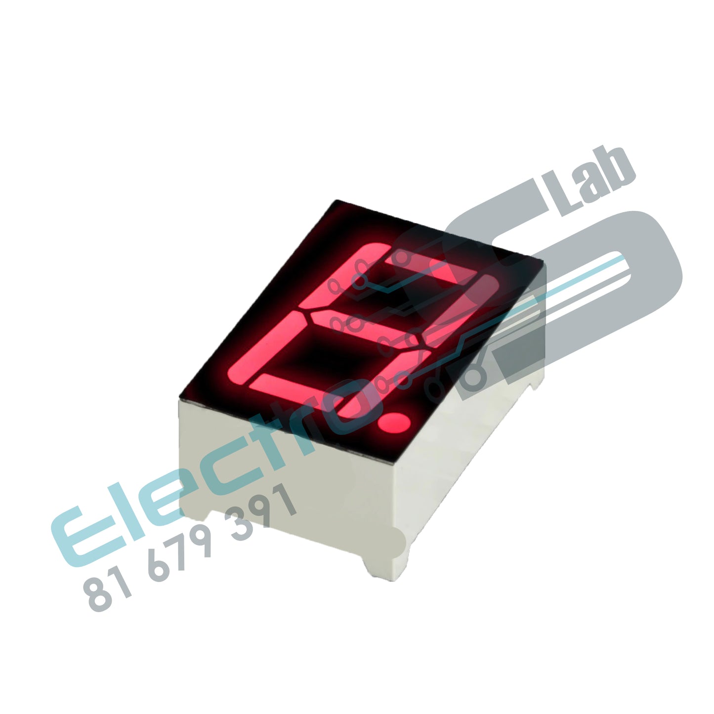 0.56 inch Red 1 Digit 7 Segment LED Display  CC