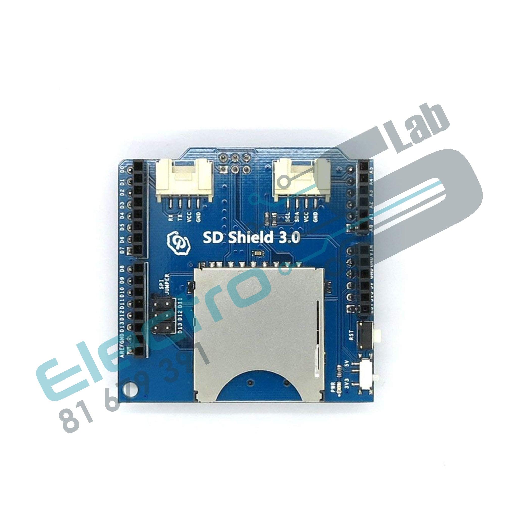 ARDUINO SHIELD MICRO SD – Electroslab