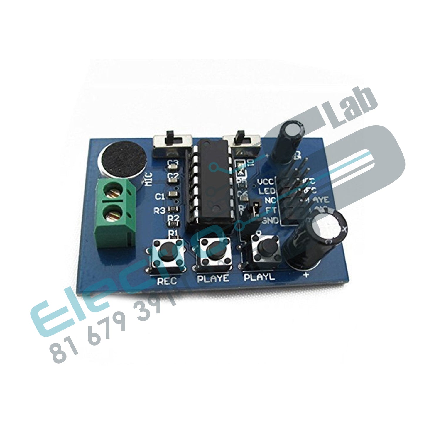 ISD1820  Voice Board Module Recording WithTerminal