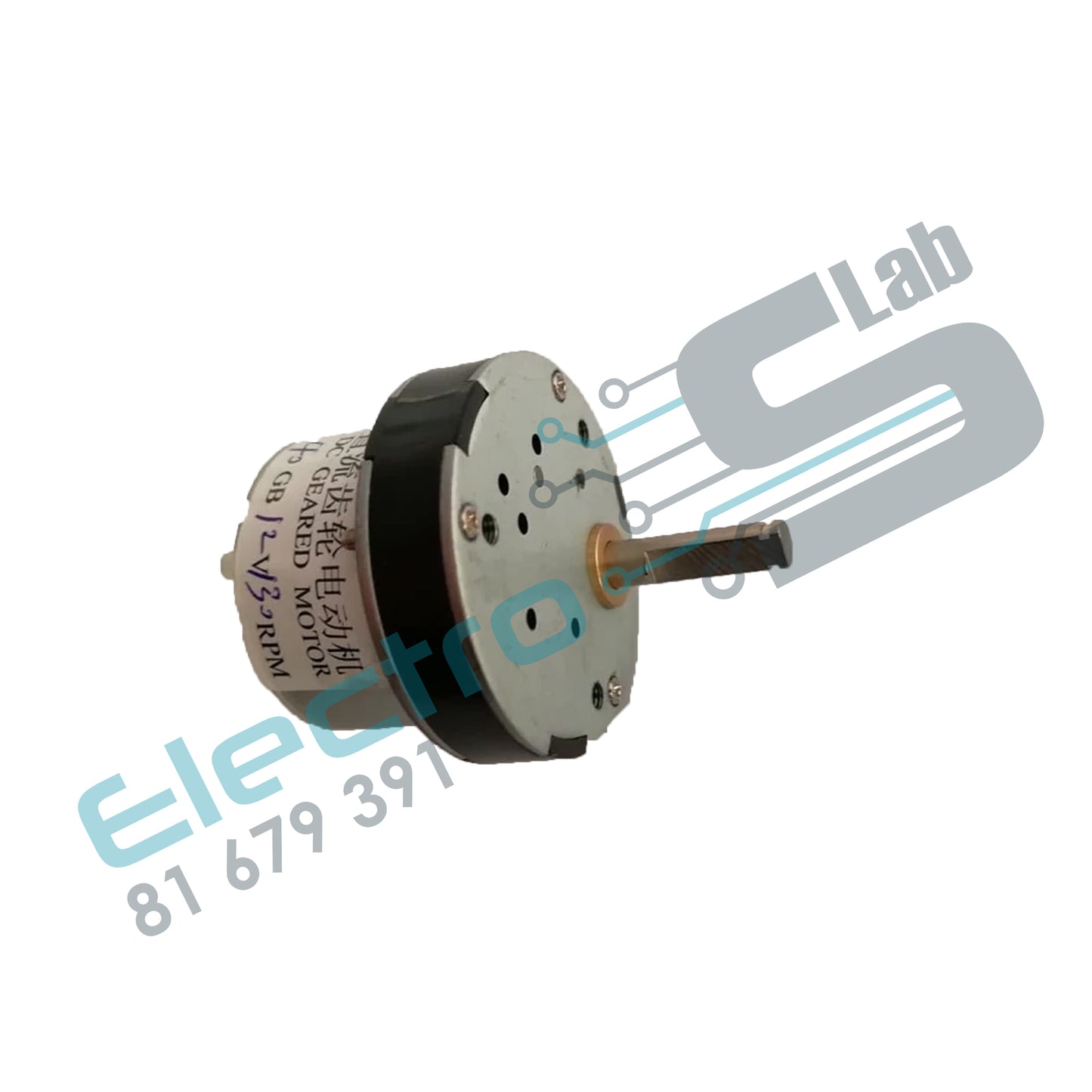 130RPM 12V Geared Motor  40GB-500TB