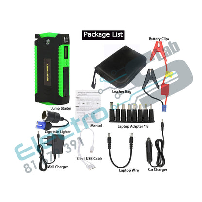 Portable Car Jump  Starter Including Mini Campus