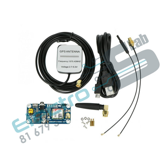 SIM868 GSM  GPRS GNSS Bluetooth 3.0 HAT for Raspberry Pi