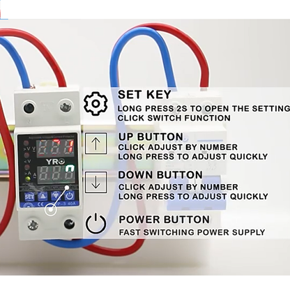 YRO YRVP-3 Voltage-Amp Protector 63A